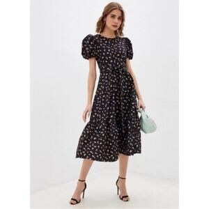Sister Jane Class Dance Midi Dress Floral